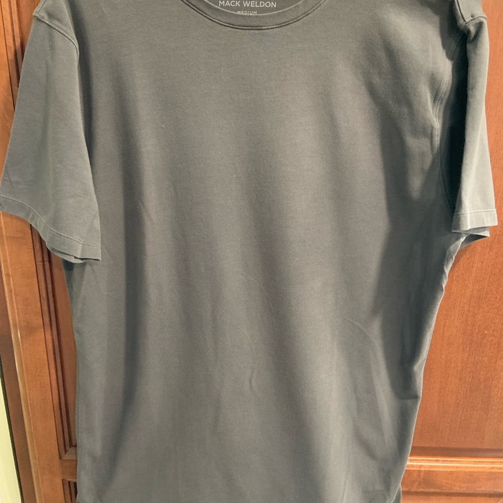 Mack Weldon Steel Gray Short Sleeve Tee